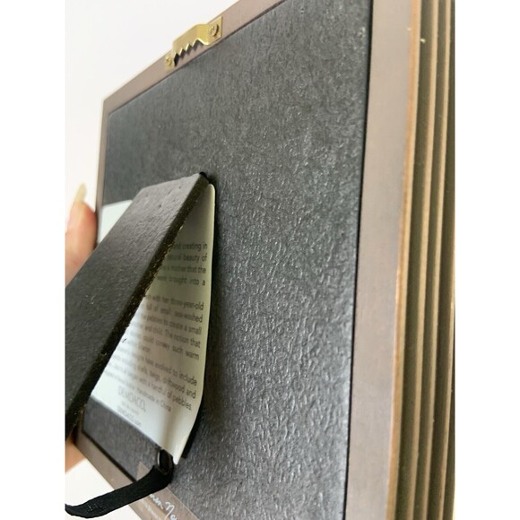 Sharon Nowlan Demdaco Bride & Groom Framed Picture 3D Wood Stone Wedding Bridal - Picture 7 of 10